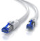 CSL - Cable de red de 3 m CAT.8, 40 Gbits, LAN, cable de conexión de datos de alta velocidad, Gigabit Ethernet, 40.000 Mbits de velocidad de fibra de vidrio, blindaje S/FTP PIMF, conector RJ45
