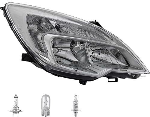 EISENFELS Bundle Set 70773275 Scheinwerfer rechts + Leuchtmittel H1 Classic + W21/5W Classic + H7 Classic kompatibel mit Meriva B Großraumlimousine S10