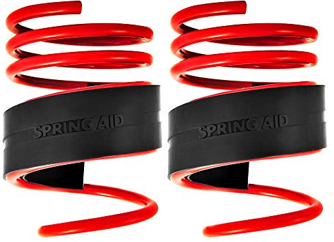 BITS4REASONS - E-TECH Amortisseurs De Ressort Hélicoïdal Aide Suspension Pour Remorquage Et Charge Lourde (1 Paire) – Caoutchouc Haute Densité, Stabilité Améliorée (Espace Ressort 39-51mm)