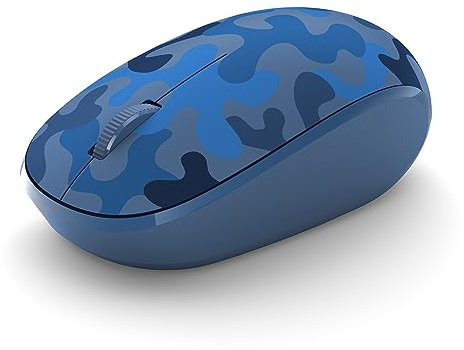 Microsoft Bluetooth Ratón Camuflaje, Azul