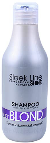Stapiz Sleek Line Shampoo Violet Blonde Pearl and Purple 1L