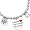 dalcuore Bracciale Amicizia, Ipoallergenico, Idee Regalo Donna Compleanno Amica Migliore Braccialetto Frasi Speciali per Amiche con Originale Confezione Portafortuna da regalare X Friends