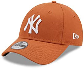 New Era Cap Fankappe Basecap New York Yankees Modell 9Forty Strapback für Kinder braun mit NY-Logo - Youth