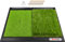 SAPLIZE 65 x 43cm Hitting Mat Mit Integriertem Ballkorb & Schwerer Gummibasis, Golf-Übungs-Rasenmatte (Tees & Gummi-Tee-Halter Enthalten), Tragbare Matte