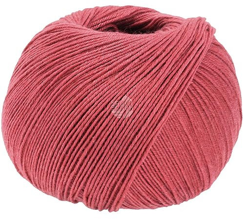 LANA GROSSA Meilenweit Seta | Sockengarn mit Seidenanteil, waschmaschinenfest | Handstrickgarn 55% Schurwolle (Merino), Polyamid, & Seide | 100g Wolle zum Stricken & Häkeln | 400m Garn FB27