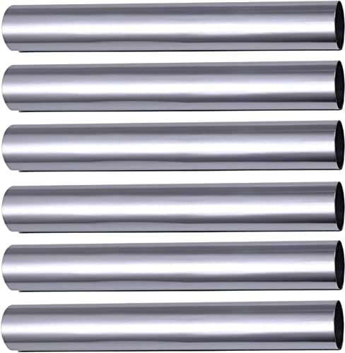 rukauf Schaumrollen-Formen 6er Set aus Edelstahl (12,4 cm x 2,5cm) Traditionelle Backform