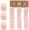 Nastro Chiffon 19,2M 3 Rotoli Nastro Decorativo Ampio 3,8cm x 6,4M Tulle Nastro Raso Nastri per Pacchi Regalo per Matrimoni,Decorazioni,Inviti,Pacchetti Regalo e Fai Da Te (Rosa Confetto)