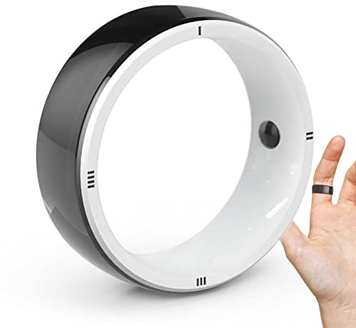 BOBVB R5 Smart Ring Intelligenter Ring Neues tragbares Gerät IC/ID/NFC-Lesegerät Integrierte 6 RFID-Karten und 2 Gesundheitssteine, Multifunktionsring kompatibel mit iOS und Android L