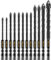 TITGGI Masonry Drill Bit Set 12PCS - Cement Drill Bit, Professional Concrete Drill Bit Set for Glass/Brick/Cement/Tile/Etc, Industrial Strength Carbide Cross Drill Bit Tip, 3/16-1/2