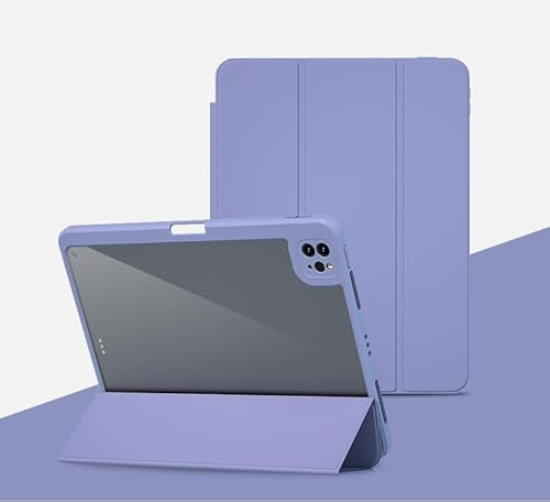 Schutzhülle für iPad Mini 6. Generation (8,3 Zoll) 2021, Smart Case, Mini 8,3 Zoll 6. Generation, abnehmbare magnetische Abdeckung, mit transparenter Rückseite und Stifthalter, automatischer