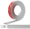 Self Adhesive Floor Cable Protector Wire Cover for Cables 3m floor cord covers for Office Home Factories Garages Flexible Cords Hider on Floor Wall