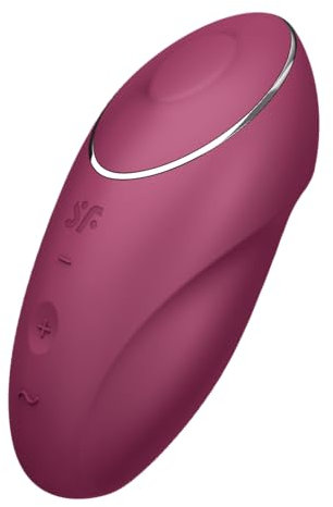 Satisfyer Tap & Climax 1 Vibratore a Onde di Pressione | Sex Toys da appoggio con Funzione di picchiettamento | Impermeabile (IPX7) | Silicone skin-friendly | Stimolazione Clitoridea per Donne