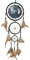 Remorelt Wolf Traumfänger Schlafzimmer Wanddekoration Weihnachten Home Decoration Raumzubehör Feder Dekoration - Einzigartiger Home Craft Wall Pendant (DC04 6Inch Wolf W/Moon)