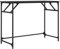 vidaXL Schreibtisch Schwarz 100x45x76 cm Holzwerkstoff und Stahl