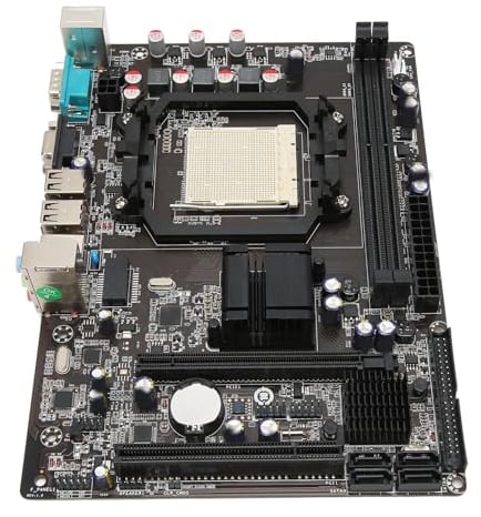 Placa Base de Escritorio A780, DDR3 32 GB de Doble Canal LGA940 Placa Base de Computadora ATX de 938 Pines, con Interfaz USB2.0, para AM2 AM3