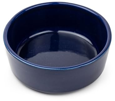 ESPRIT DE CUISINE - Poke-Bowl en Céramique 19 cm (1L) - Made in France - 100% recyclable - Résiste de -20°C à +250°C - Résistant aux Rayures - Bleu Moucheté