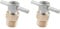 CHENJIN 2PCS Air Compressor 1/4 Brass Drain Valve Discharge Valve Used for Trains Air Compressor Tank Replacement Parts Connecting Air Water Fuel Oil Inert Gas Pipeline