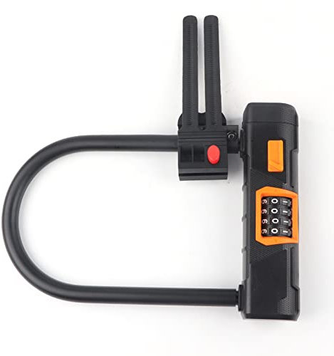 Bike U Lock Sturdy Cycling Steel Anti Theft Sturdy Security Lock Cycling Safety Accessory