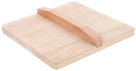 OFFSCH Wooden Pot Lid Japanese Omelette Pan Cover Tamagoyaki Pan Lid Frying Kitchenware Retro Style for Home Use