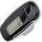 Compteur de Pas Grand écran LCD, Podomètre Léger et Précis, Rechargeable par USB, avec Lanière, pour Femmes, Hommes et Enfants (Black)