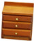 KOMBIUDA Miniatur Holzschrank Für Puppenhaus Mini Möbel Satz DIY Miniatur Deko Formschön Und Sicher