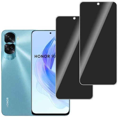 LERINNA 2 pièces, Confidentialité Protecteur d'Écran Verre Pour Honor 90 Lite, sans Bulles, Anti Rayures, 9H Dureté Anti Espion Verre Trempé Protection écran Pour Honor 90 Lite