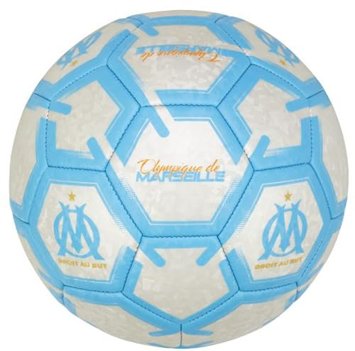 OLYMPIQUE DE MARSEILLE Petit Ballon de Football Om - Collection Officielle Taille 1