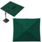 Tela De Repuesto Parasol, Toldo De Recambio De Sombrilla 8 Varillas, Resistente Al Agua, Cubierta De Sombrilla De Tela De Repuesto, Lona De Recambio Para Jardín, Patio, Piscina, Terrazas(Dark green,3M