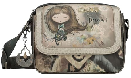 Anekke borsa a tracolla Real Oval Flap-Crossbody Bag Multicolor multicolore