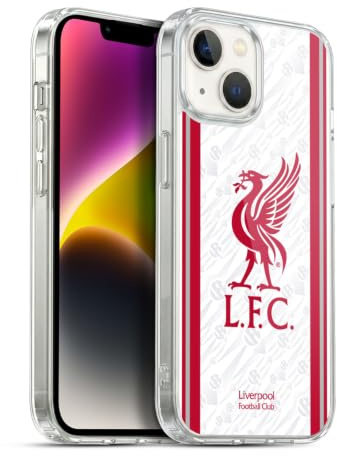 Head Case Designs Officially Licensed Liverpool Football Club Away 2025/26 Kit Gel Case [Military Grade Protection] Compatible With Apple iPhone 14