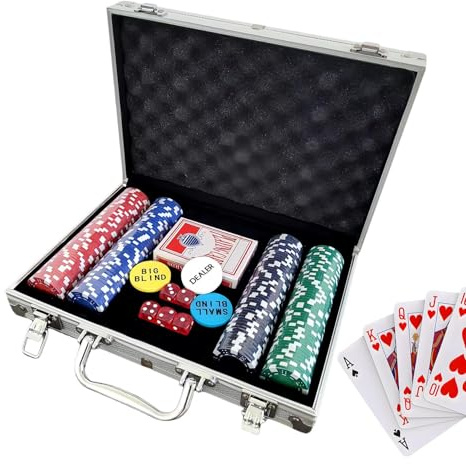 demaxiyad Pokerspiel – Partyartikel ohne Bezeichnung – Pokerchips für Gesellschaftsspiel | für Spieler Frauen Männer Sammler Veranstaltungsorganisator Haus Reise Familienabend