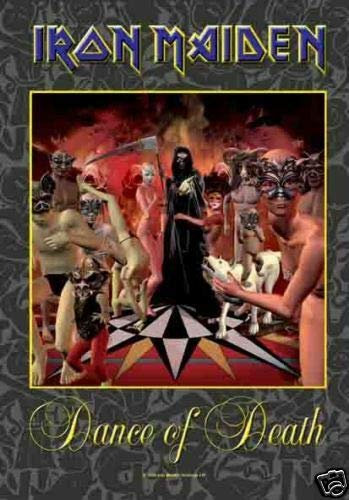 Heart Rock Iron Maiden Dance of Death, Canvas, Multicoloured, 110x75x0.1 cm