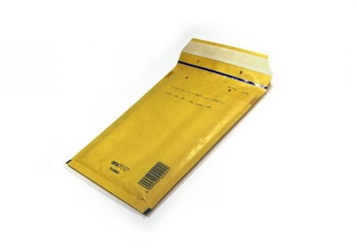 Arofol 2FVAF000008 Luftpolstertaschen Nummer 8, 100 Stück, 270x360 mm, goldgelb/braun