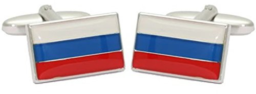 Grom Manschettenknöpfe Russlandflagge