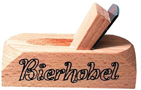 Bartl 100270 Bierhobel aus Holz, Hobel Dein Bier auf, der Bier Flaschenöffner für das Gerstenkaltgetränk