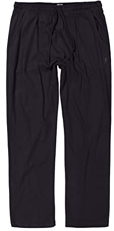 JP 1880 Pantalon de Pyjama Pur Coton Noir 8XL 708406 10-8XL