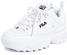 FILA Mens Womens Disruptor II White Premium Trainers - EU 42