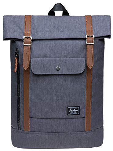 KAUKKO Laptop-Rucksack, funktionelle Outdoor-Tasche für Reisen & Camping, Studentenrucksack für Studenten, Dunkelgrau Jnl-kf05-2-09-fba, one size, Tagesrucksack