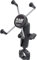 Ram Mounts Motorrad-Navigationsgeräthalterung X-Grip® Kit mit MNT Klemmschelle für Phones groß, Unisex, Multipurpose, Ganzjährig, schwarz