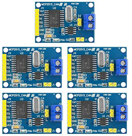 BGTXINGI Mini MCP2515 CAN-Bus-Modul TJA1050 Empfänger SPI Modul DC 5 V Netzteil Konverter