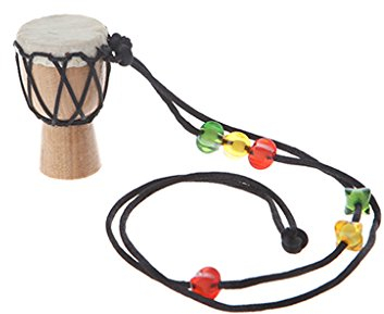 Buwei Classic Jambe Drummer Mini Djembe Percussion African Hand Drum Bongo Geschenk