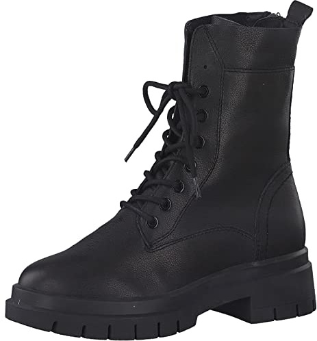 Tamaris Damen Ankle Boots, Frauen Stiefeletten,TOUCHit-Fußbett,Booties,halbstiefel,Kurzstiefel,uebergangsschuhe,Black,38 EU