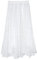 iyoimono Damen Tüllrock Falten Rock Höhe Taille A Line Mesh Freizeit Fashion Skirt Spitze Rock Midi Plisseerock Lässig Frühlingsrock（6802 Weiß）