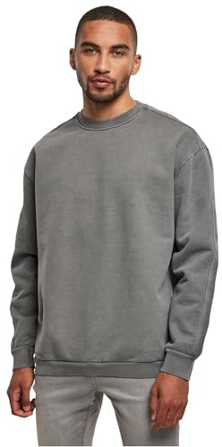 Urban Classics Herren Heavy Terry Garment Dye Crew