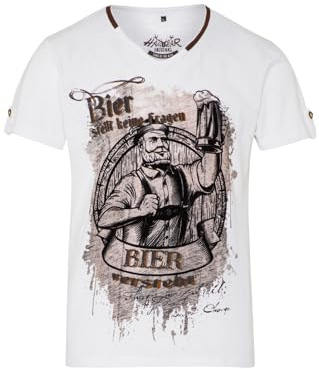 Hangowear Herren T-Shirt Bier-VERSTEHT weiß, 3XL