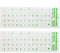 Luxylei Transparente Russische Tastaturaufkleber 2pcs Russland Layout Alphabet -etikettbuchstaben Für Notebook -Computer -pc -Laptop