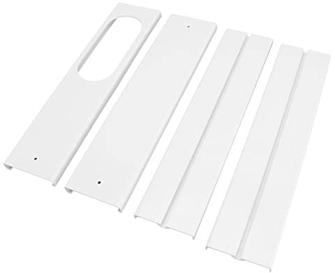 Kit de Ventana de Aire Acondicionado Portátil de 4 Piezas, Placa de Sellado de Ventana Deslizante de Aire Acondicionado Ajustable de 16,9 a 55 Pulgadas para el Hogar
