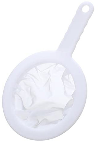 Küche Ultra feines Netzsieb, Musselin -Tücher zum Kochen, Mehrfachverwendungsfuttersieb, Küchennylon -Netzfilterlöffel für Sojamilch, Quinoa, Tee, Suppe, Sieben, Backen, Anstrengung