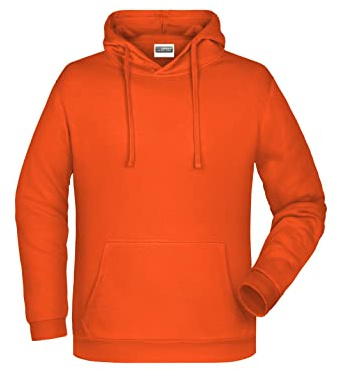 James & Nicholson Herren Basic Kapuzensweat - Klassischer Hoody mit Kängurutasche
