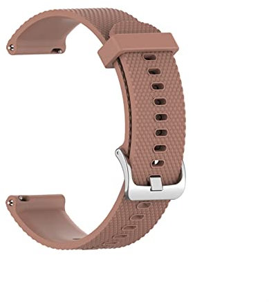 AMSH Cinturino di ricambio in silicone per Garmin Vivoactive 4S Vivoactive 4 Smart Wristband per Garmin Venu Watch Band, 20mm Garmin Venu, agata